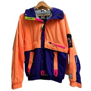 VTG neon Helly Hansen Ski Jacket